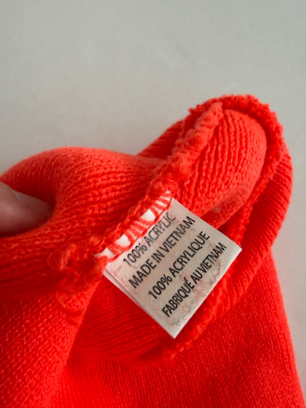 Orange Winter Toque - Picture 2 of 4